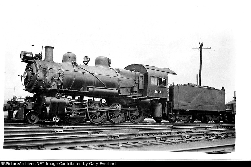 PRR 2-8-0 #2664 - Pennsylvania RR